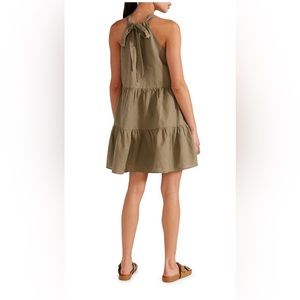 SOLD! Tiered mini dress. GORGEOUS! Size M. KHAKI color.